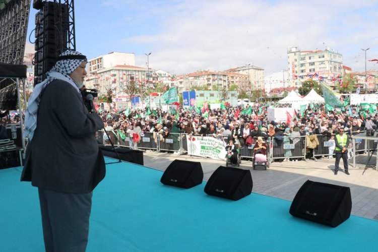 HAMAS Milletvekili Ebu Ras İstanbul'da konuştu: Gazze halkı olarak bizler silahı ve cihadı bırakmayacağız