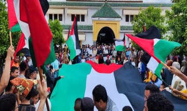 Fas'ta 66 şehirde 105 gösteriyle Gazze'ye destek verildi