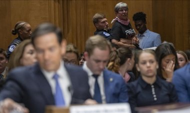 Senato koridorlarında Gazze çığlığı: Rubio’ya protestolu yanıt