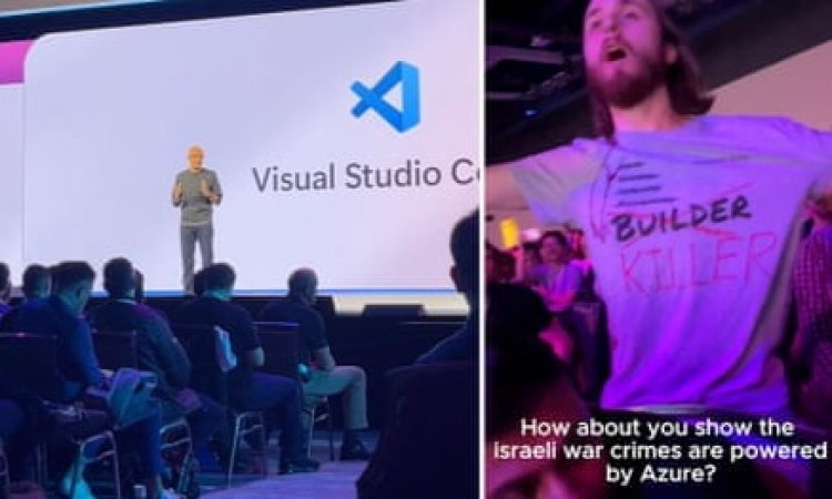 Bir mühendis daha Microsoft'u, İsrail'in Gazze'de yaptığı soykırıma ortak olduğu için protesto etti