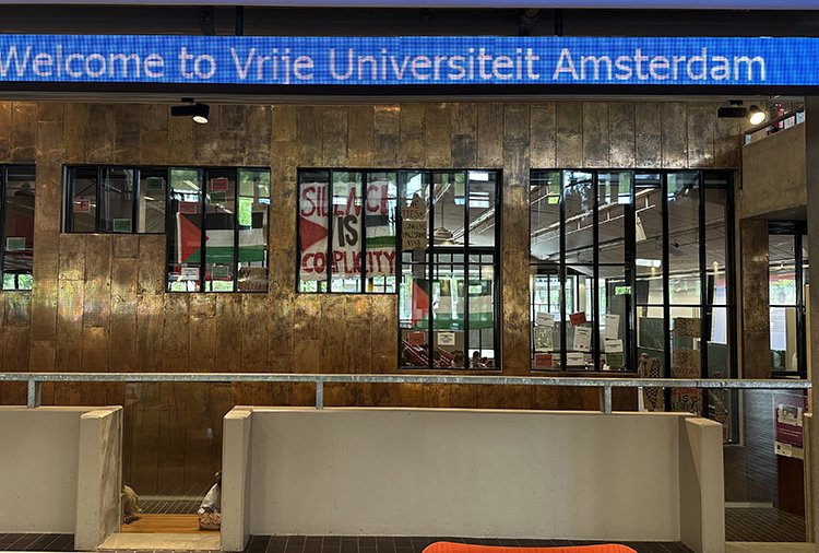 Hollanda üniversiteleri Filistin ve Gazze için ayakta