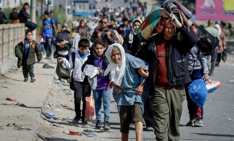 İsrail ordusu Gazze'nin kuzeyindeki sivilleri zorla göç ettiriyor