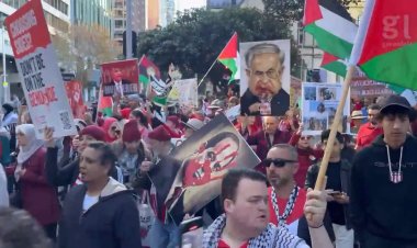 Sydney’de binlerce kişi “Gazze İçin Adalet” diye yürüdü