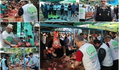 Umut Kervanı İstanbul'da yüzlerce hisse kurban kesimi gerçekleştirdi