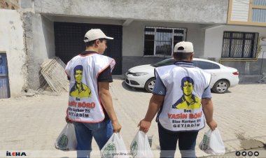 Şanlıurfa’da genç Yasinlerden yüzlerce aileye kurban eti