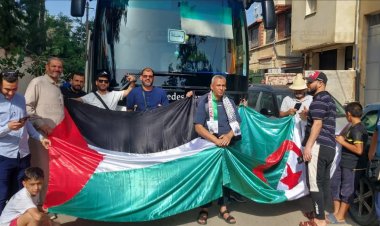 Tunus’tan Gazze’ye gitmeyi planlayan “Mağrip Direniş Konvoyu” yola çıktı