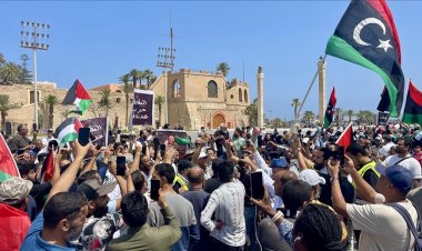 Gazze’ye ilerleyen "Mağrib Direniş Konvoyu" Libya'nın Tacura kentine ulaştı