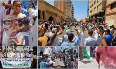 Fas'ta Gazze için kitlesel gösteriler: “Sessizliğe ortak olmayacağız”