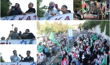 Soykırımın baş destekçisi ABD İstanbul'da protesto edildi