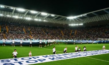 UEFA bir kez daha katilin 'İsrail' olduğunu söyleyemedi