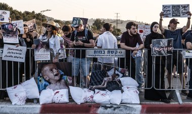 Katil İsrail'in Gazze'deki soykırımı Kudüs'te protesto edildi