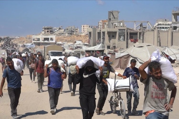 Gazzeli babalar, çocuklarının karnını doyurabilmek için ölümü göze alıyor