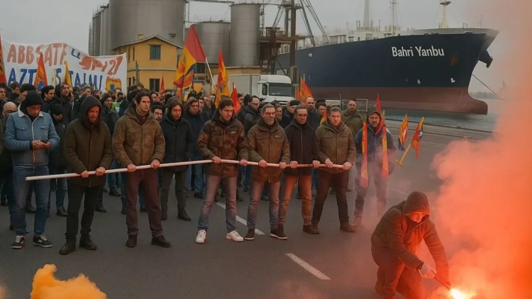 İtalyan Cenevre Liman işçileri, soykırımcı İsrail’e silah taşıyan Suudi gemisini engelledi