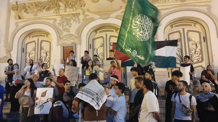 Tunus, Gazze’ye destek için sokakta: Abluka ve katliama karşı direniş sürüyor