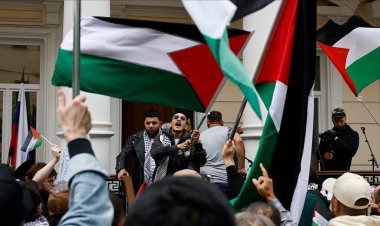 Rusya'da Filistin halkına destek amacıyla etkinlik yapıldı