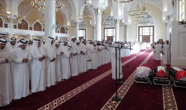 Soykırımcı İsrail'in Katar saldırısında şehid edilenler için Doha'da cenaze töreni düzenlendi