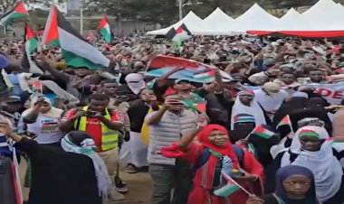 Kenya'da binlerce kişi Gazze için yürüdü