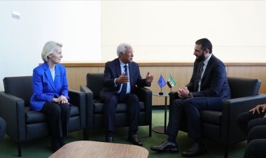 AB liderleri, Suriye Cumhurbaşkanı Şara ile görüştü