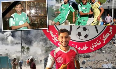 Şebab Rafahlı futbolcu Muhammed Es-Satari yardım beklerken şehit düştü