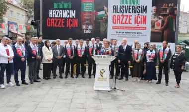 15 bin esnaftan ortak karar: Bir günlük kazancım Gazze'ye