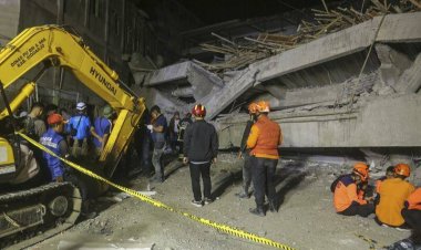 Endonezya'da okul binası çöktü 1 kişi öldü, 102 kişi yaralandı