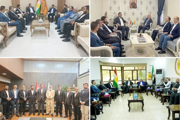 HÜDA PAR heyeti Kürdistan Bölgesi'nde siyasi partilerle görüştü