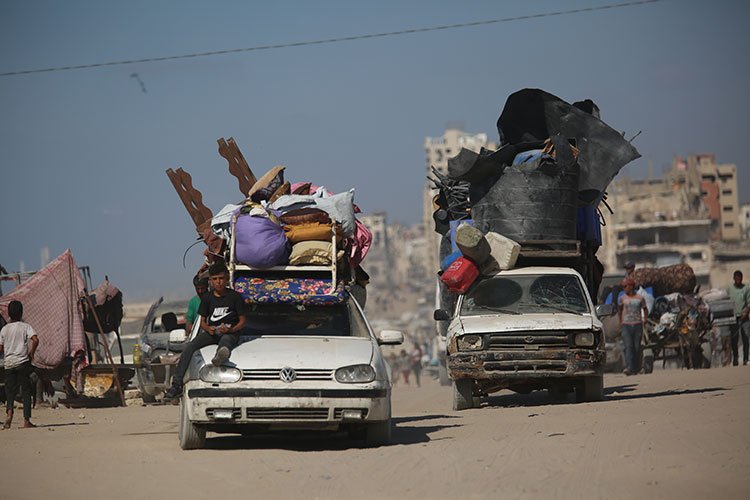 Terörist İsrail, Gazze'de 1 milyon Filistinlinin güneye göç etmesini istedi