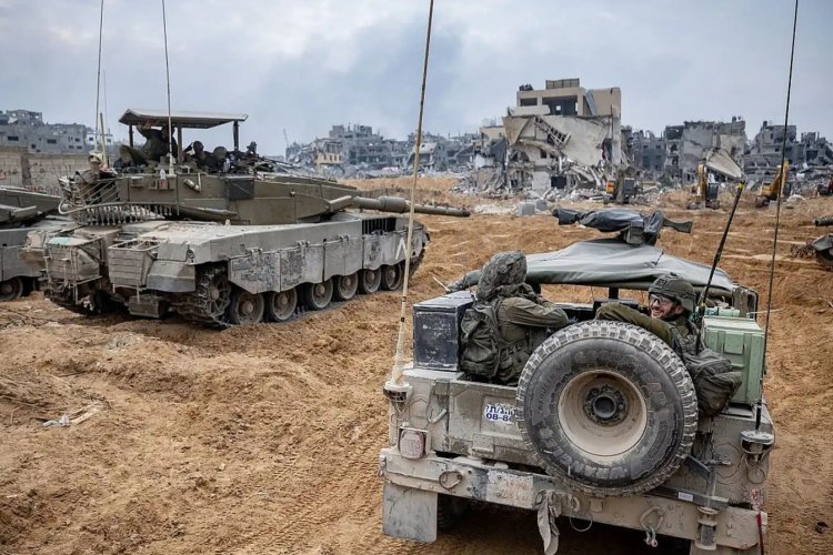 Siyonist İsrail ordusu iki askeri tümenle Gazze'ye girdi