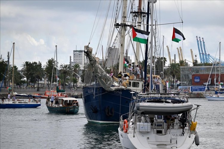 16 ülkeden Gazze'ye yola çıkan Küresel Kararlılık Filosu'nun güvenliği için ortak çağrı
