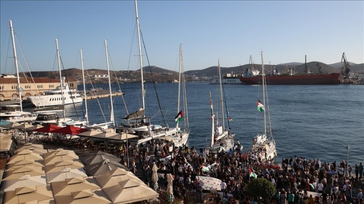Küresel Sumud Filosu'na Yunanistan'dan katılacak tekne sayısı artıyor