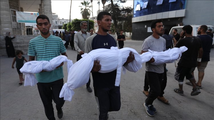Soykırımcı İsrail'in Gazze Şeridi'ne düzenlediği saldırılarda 33 Filistinli şehit oldu