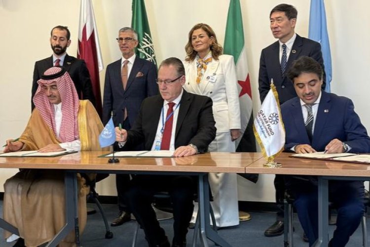 Katar, Suudi Arabistan ve BM'den Suriye'ye 89 milyon dolarlık destek