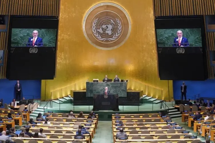 Katil Netanyahu'ya BM’de büyük şok: Boş salona konuştu!