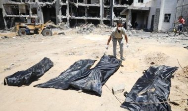 Gazze sokaklarından cenazeler çıkarılıyor