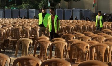 Gazze'de, serbest bırakılacak Filistinli esirleri karşılama hazırlıkları yapılıyor