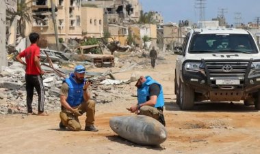 Gazze, patlamamış mühimmat nedeniyle mayın tarlasına döndü