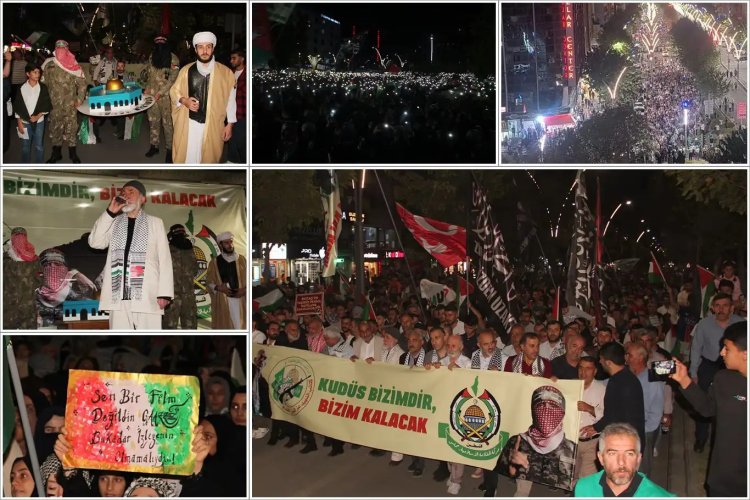 Batman'da on binler Gazze için yürüdü: “Zulme sessiz kalan liderler sorumludur”