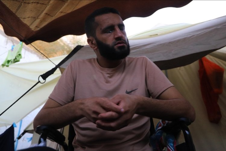 İsrail işkencesi ile gözlerini kaybeden Filistinli Mahmud, özgürlüğüne acı içinde kavuştu