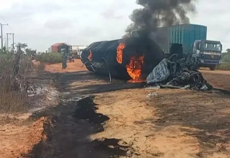 Nijerya'da akaryakıt tankeri patladı: 30 kişi ölü, 40 yaralı