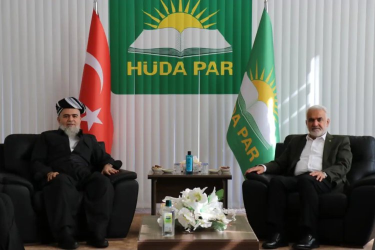 HÜDA PAR Genel Başkanı Yapıcıoğlu, Kürdistan Adalet Topluluğu Partisi Genel Başkanı Bapir’i ağırladı