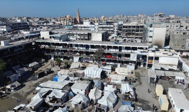 BM: Gazze'de yerinden edilmiş 75 bin Filistinli UNRWA'ya ait 100'ü aşkın binaya sığınmış