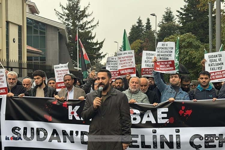 İstanbul'da Birleşik Arap Emirlikleri protestosu