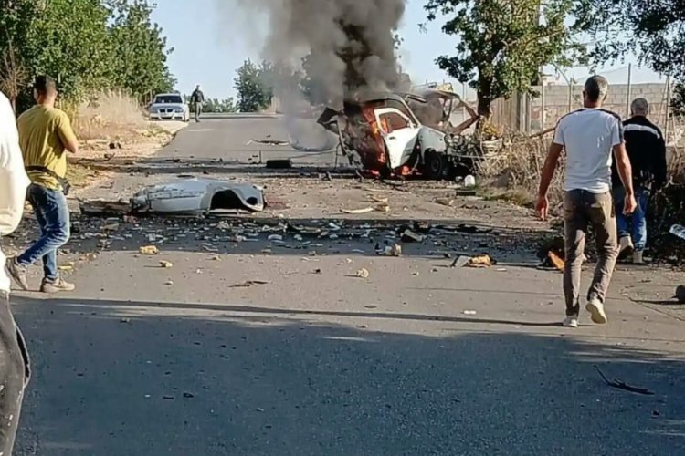 İşgalci İsrail Lübnan’da bir aracı hedef aldı: Bir kişi şehit oldu