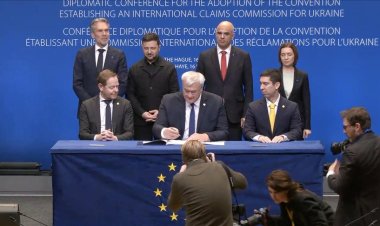 Ukrayna'nın savaş zararları için "Uluslararası Tazminat Komisyonu Sözleşmesi" Lahey'de imzalandı