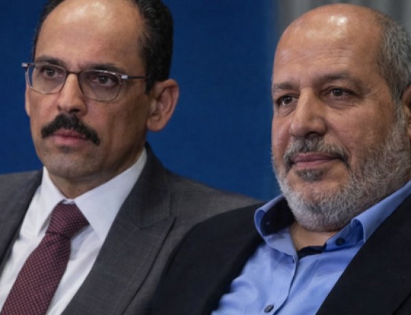 MİT Başkanı Kalın, Halil el-Hayye ile görüştü