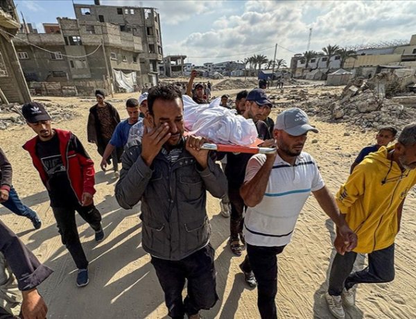 Katil İsrail'in Gazze'de düzenlediği saldırılarda 1 kişi şehit oldu 12 kişi yaralandı