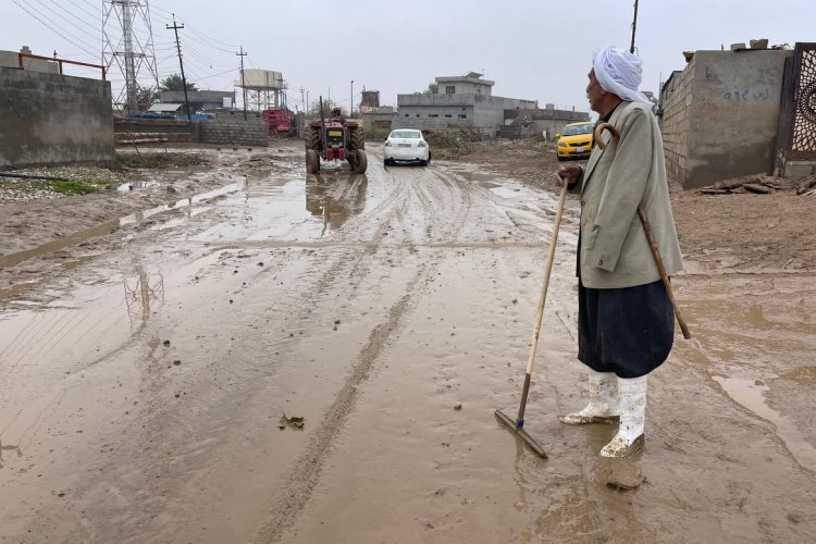 Kerkük'te sel nedeniyle 300 aile yerinden oldu