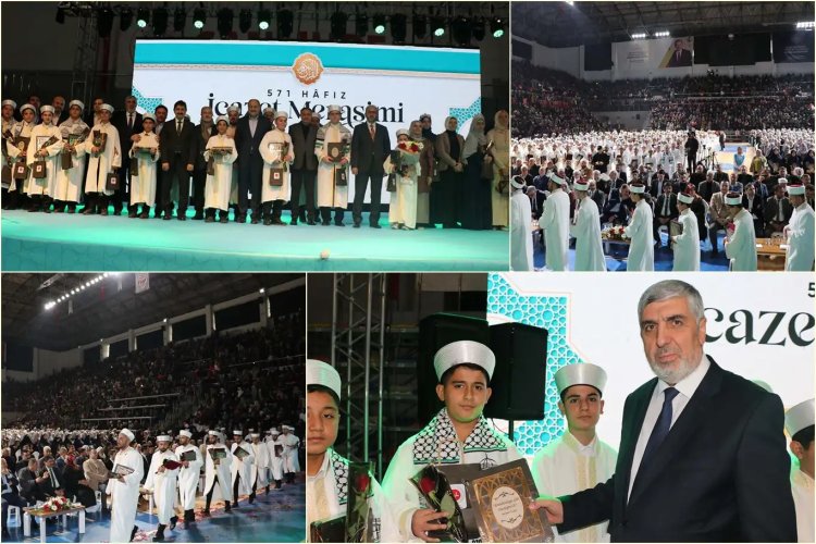 Şanlıurfa’da 571 öğrenci için icazet töreni