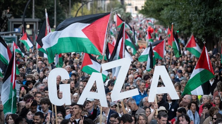 Dünya kamuoyu 2025'te soykırımcı İsrail'in Gazze'ye saldırılarına karşı sesini yükseltti