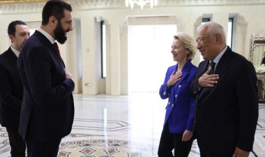 Şara, AB’nin Suriye’ye gelen en üst düzey yetkilisiyle görüştü